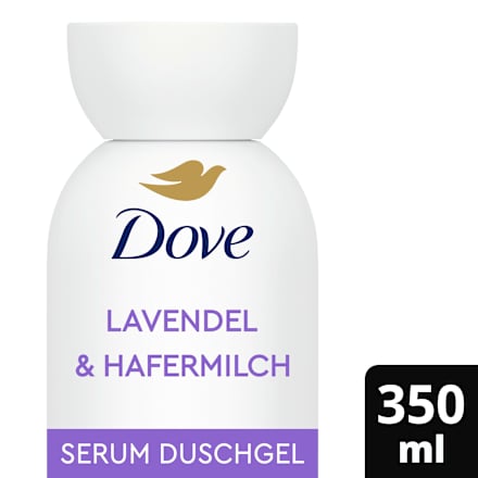 Duschgel body+mind Lavendel & Hafermilch, 350 ml