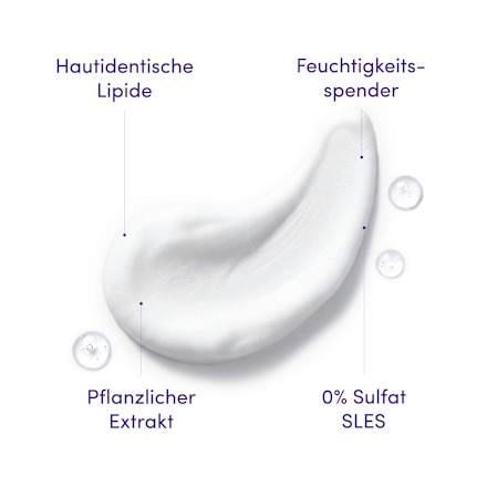 Duschschaum body+mind Lavendel & Hafermilch, 200 ml