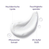 Duschschaum body+mind Lavendel & Hafermilch, 200 ml