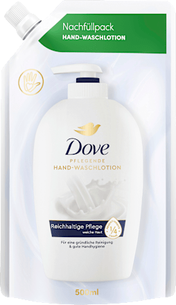 Flüssigseife, pflegende Handwaschlotion, Nachfüllpack, 500 ml