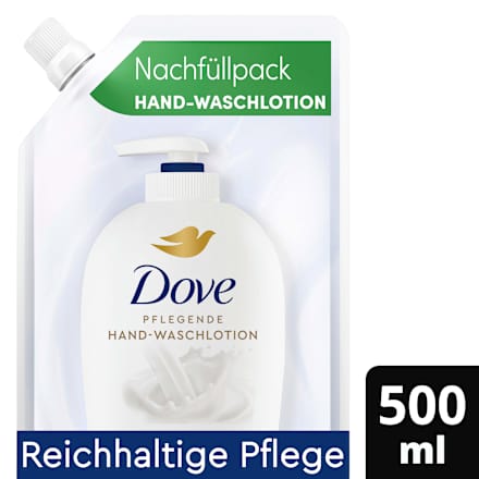 Flüssigseife, pflegende Handwaschlotion, Nachfüllpack, 500 ml