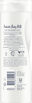 Körpermilch Prebiotic, 400 ml