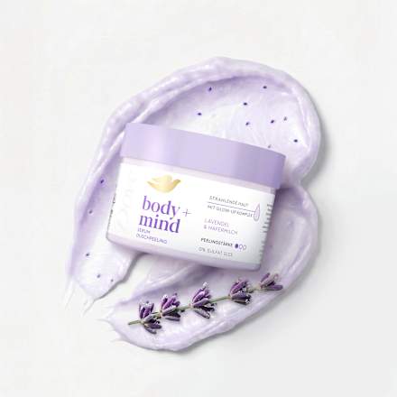 Körperpeeling body+mind Lavendel & Hafermilch, 295 ml