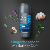 Anti-Transpirant Roll-On Advanced Clean Comfort, 50 ml