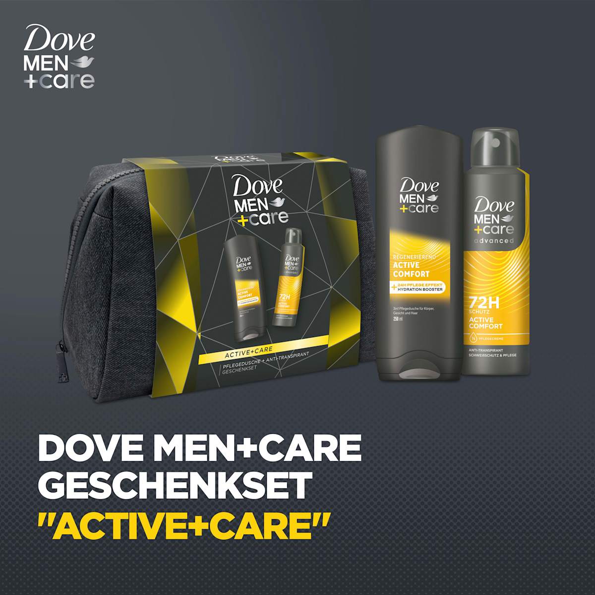 Geschenkset Active+Care Washbag 3tlg, 1 St
