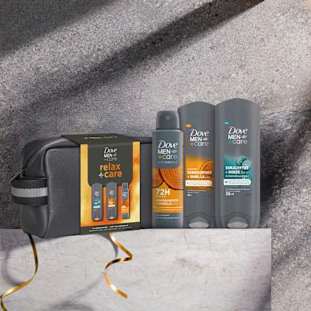 Geschenkset relax +care inkl. Kosmetiktasche 3tlg, 1 St