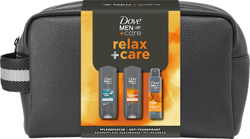 Geschenkset relax +care inkl. Kosmetiktasche 3tlg, 1 St