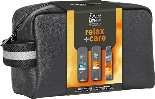 Geschenkset relax +care inkl. Kosmetiktasche 3tlg, 1 St
