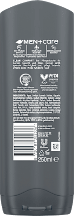 Clean Comfort 3-in-1 douchegel, 250 ml
