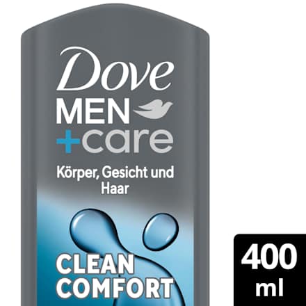Gel douche 3 en 1 Clean Comfort, 400 ml