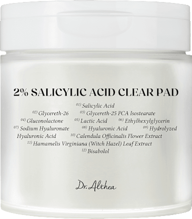 Dr. Althea Disques nettoyants à 2 % d’acide salicylique, 65 unités