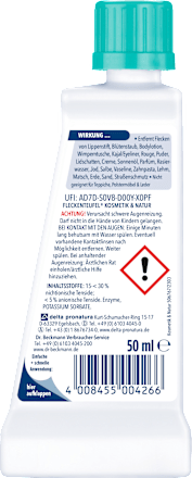 Vlekverwijderaar Fleckenteufel Natuur &amp; Cosmetica, 50 ml