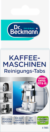 Reinigingstabletten voor koffiezetapparaten, 6 stuks