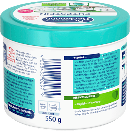 Reiniging van stenen oppervlakken, 550 g