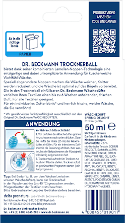 Drogerbal &amp; wasgeur, 1 stuk