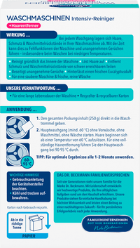 Dr. Beckmann Nettoyant pour lave-linge intensif, 250 g