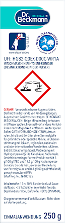 Wasmachinereiniger hygiëne, 250 g