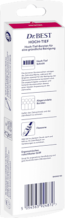 Zahnbürste Clean Hoch-Tief mittel (2+1 Gratis), 3 St