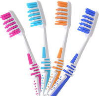Zahnbürste Clean Hoch-Tief mittel (2+1 Gratis), 3 St