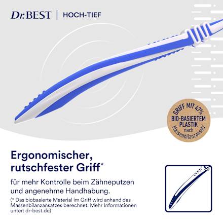 Zahnbürste Clean Hoch-Tief mittel, 1 St