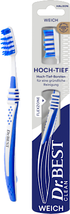 Zahnbürste Clean Hoch-Tief weich, 1 St