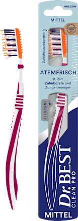 Tandenborstel Clean Pro Ademverfrisser medium, 1 st.
