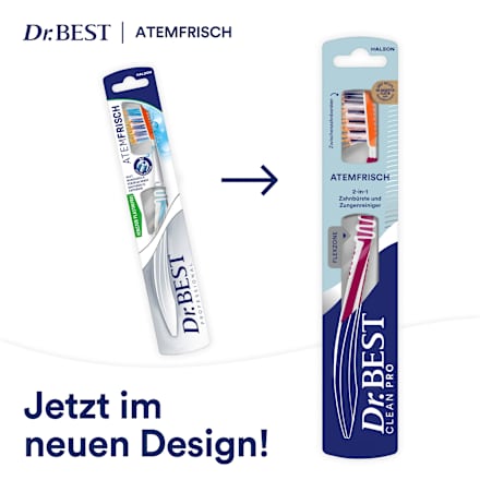 Tandenborstel Clean Pro Ademverfrisser medium, 1 st.