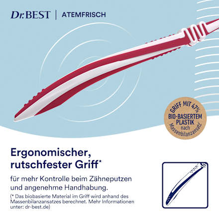 Tandenborstel Clean Pro Ademverfrisser medium, 1 st.