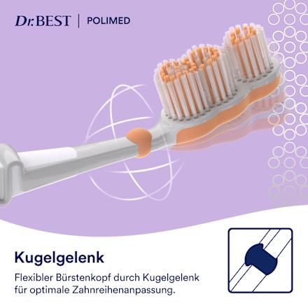 Zahnbürste Clean Pro Polimed mittel, 1 St