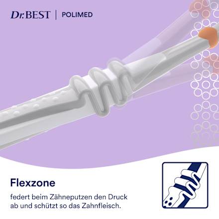 Zahnbürste Clean Pro Polimed weich, 1 St