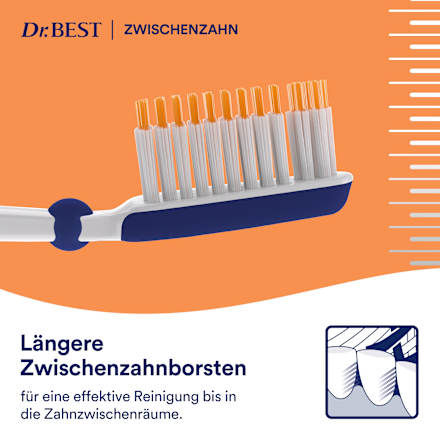 Zahnbürste Clean Pro Zwischenzahn mittel, 1 St