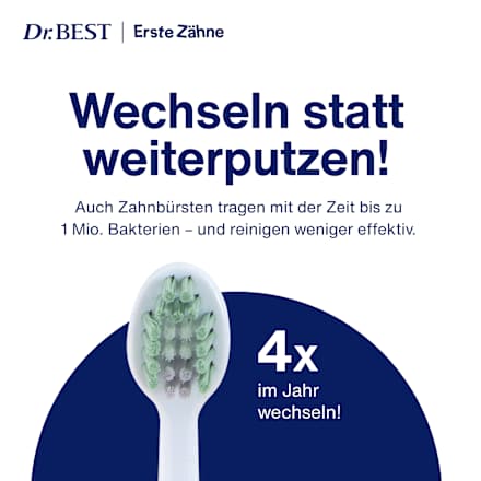Zahnbürste Kinder Erste Zähne, 0-2 Jahren, 1 St