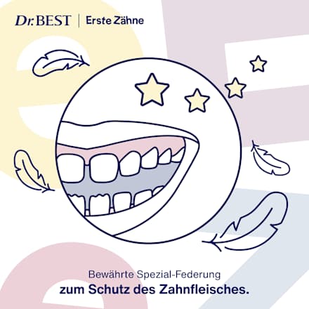 Zahnbürste Kinder Erste Zähne, 0-2 Jahren, 1 St