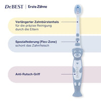 Zahnbürste Kinder Erste Zähne, 0-2 Jahren, 1 St