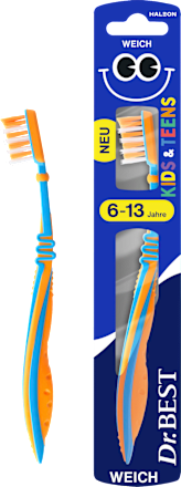 Tandenborstel voor kinderen en tieners, 6-13 jaar, 1 st.