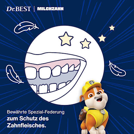 Zahnbürste Kinder Milchzahn 3 bis 6 Jahren, 1 St