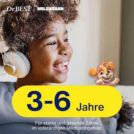 Zahnbürste Kinder Milchzahn 3 bis 6 Jahren, 1 St