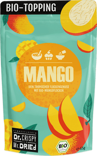 Dr.CRISPY and Mr.DRIED Trockenfrüchte, Mangoflocken, 65 g