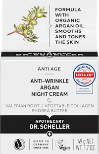 Anti-rimpel nachtcrème Argan, 50 ml