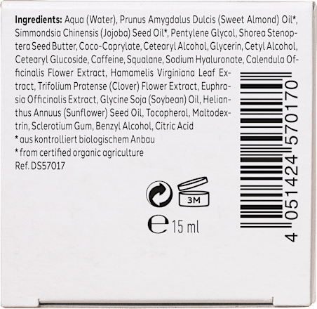 Augencreme Straffend Koffein, 15 ml
