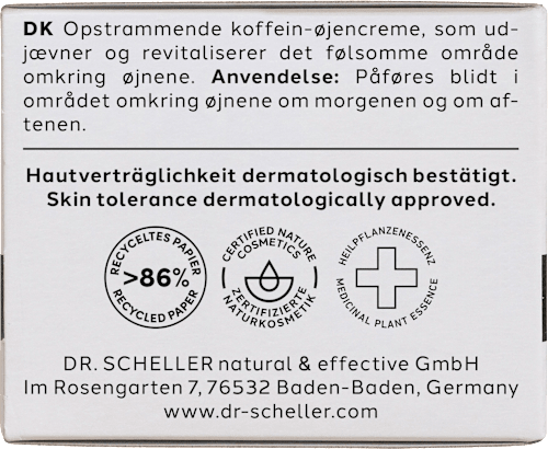 Augencreme Straffend Koffein, 15 ml