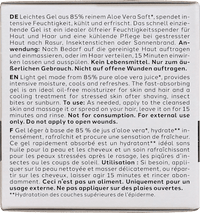 Gesichtscreme Gel Aloe Vera, 50 ml