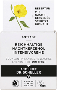 Intensieve gezichtscrème met rijke teunisbloemolie, 50 ml