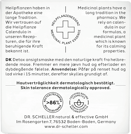 Gesichtsmaske Detox Heilmoor Maske, 50 g