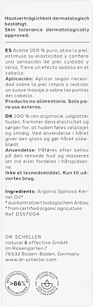 Körperöl Argan, 30 ml