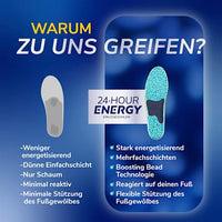 Einlegesohlen 24 hour energy Gr. 40 - 47,5 (1 Paar), 2 St