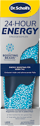 Einlegesohlen 24 hour energy Gr. 40 - 47,5 (1 Paar), 2 St