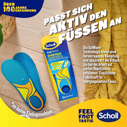 Einlegesohlen GelActiv  Everyday, Gr. 35,5 - 40,5 (1 Paar), 2 St