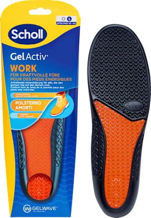 Einlegesohlen GelActiv Work Gr. 40 - 46,5 (1 Paar), 2 St