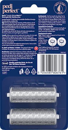 Ersatzrollen Hornhautentferner 2NanoTech ultra, 2 St